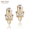 Classic Shiny Crystal Stud Earrings